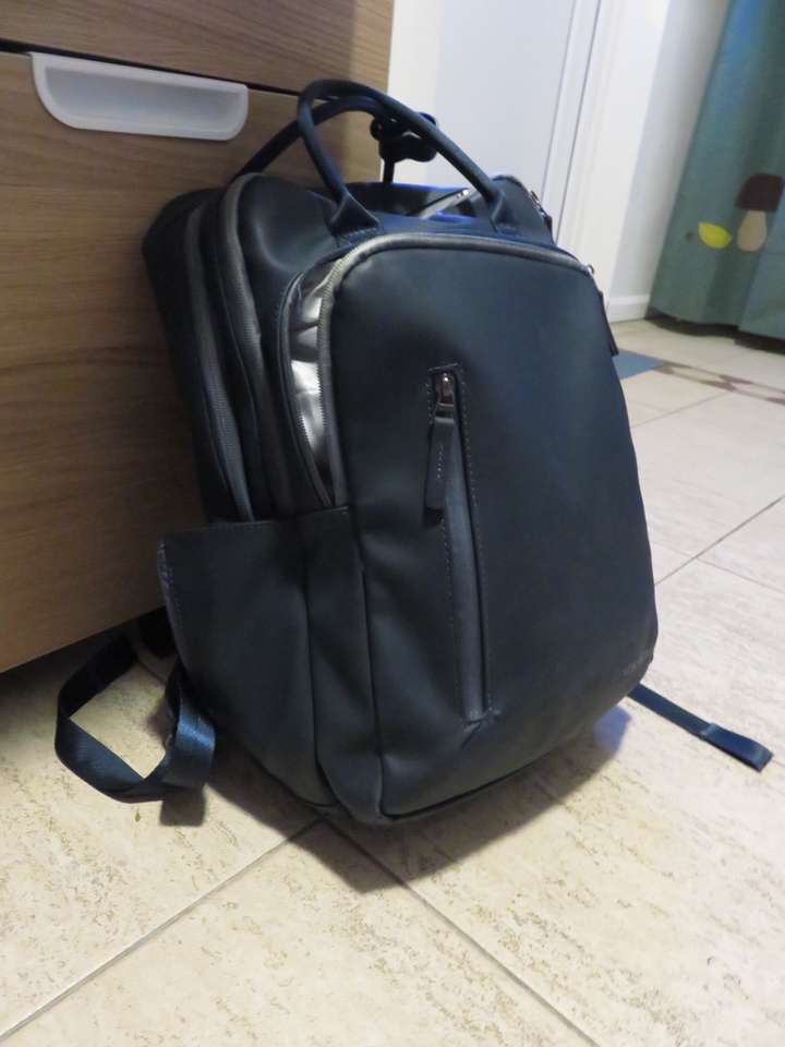 Blue backpack